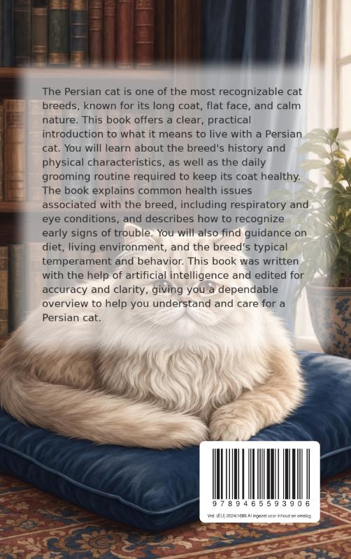 Achterkant van All About the Persian Cat