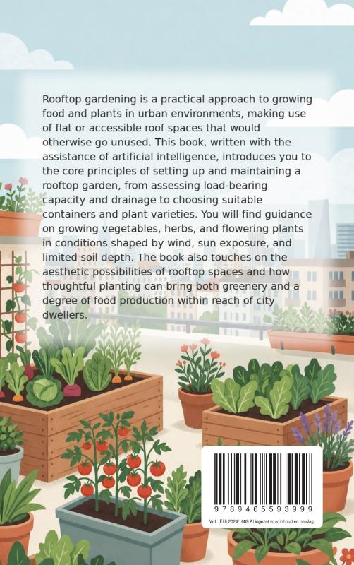 Achterkant van Rooftop Gardening