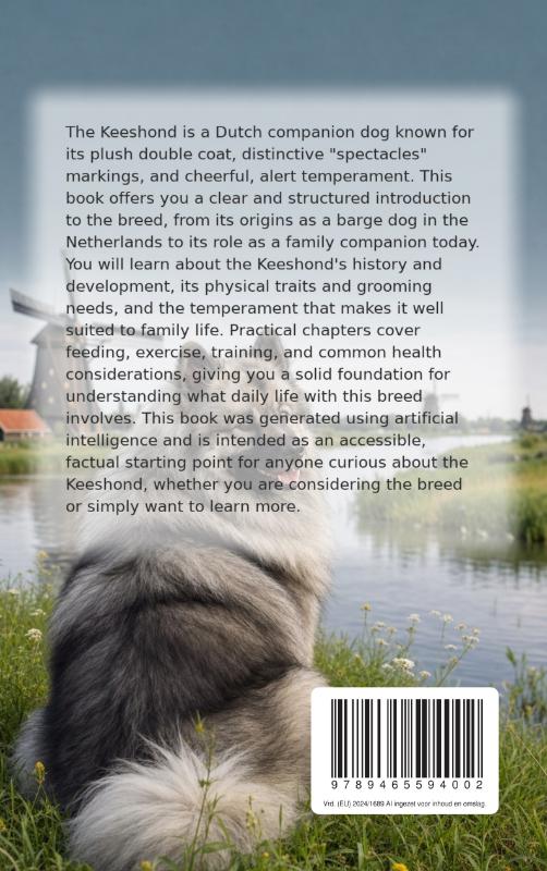 Achterkant van All About the Keeshond