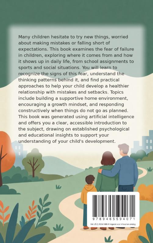 Achterkant van Fear of Failure in Children