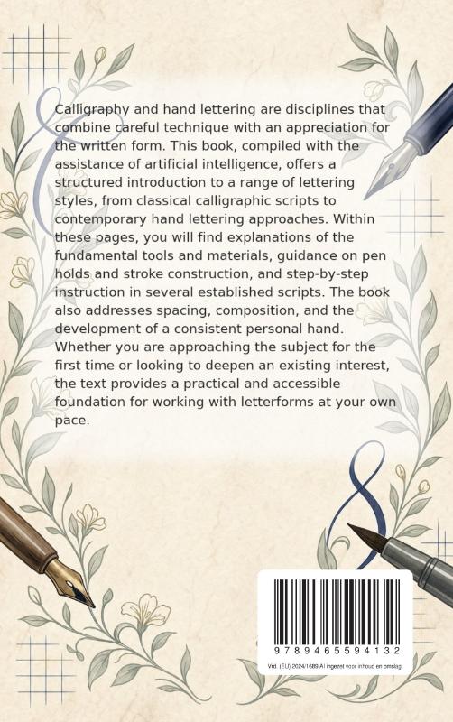 Achterkant van Calligraphy and Hand Lettering