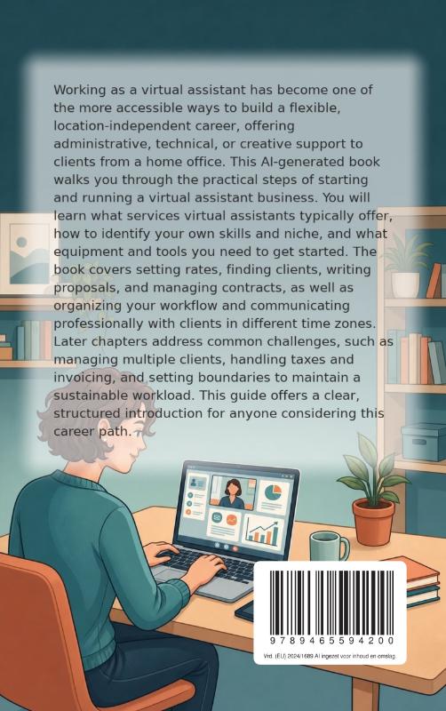 Achterkant van How to Become a Virtual Assistant