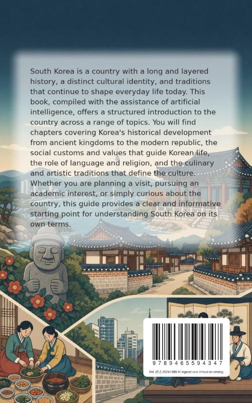 Achterkant van Discovering South Korea