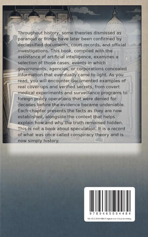 Achterkant van Conspiracy Theories That Turned Out to Be True