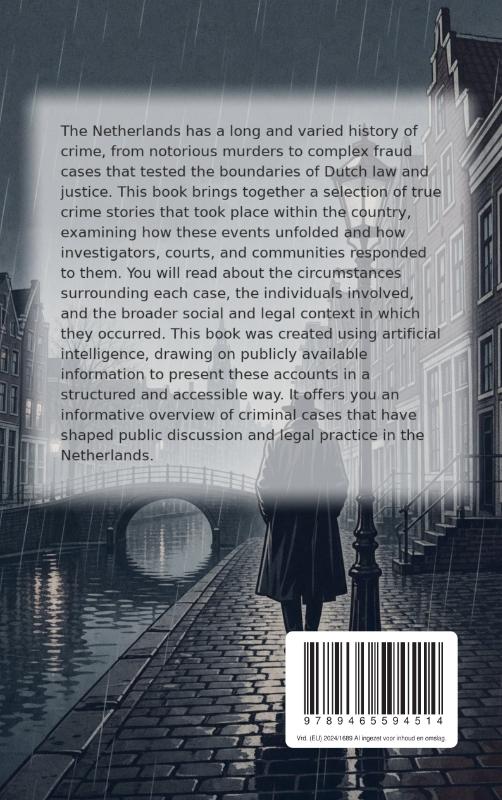 Achterkant van Dutch Crime Stories