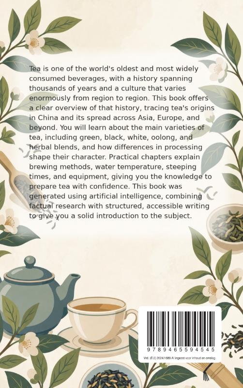 Achterkant van All About Tea