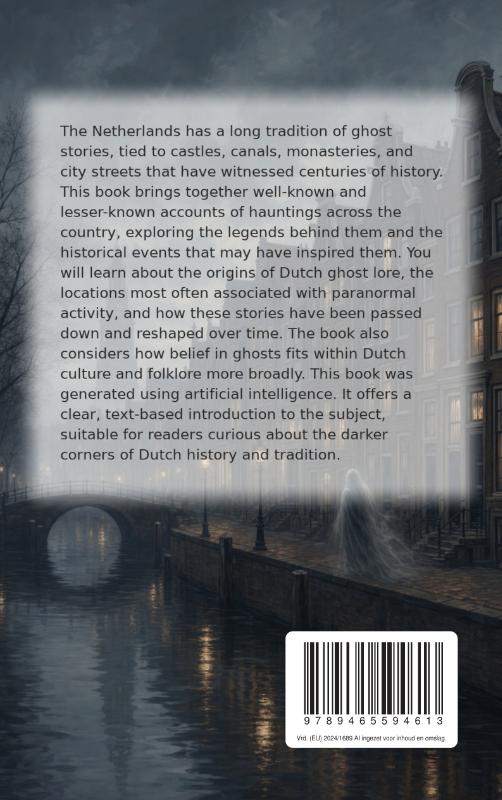 Achterkant van Ghosts and Haunted Houses in the Netherlands