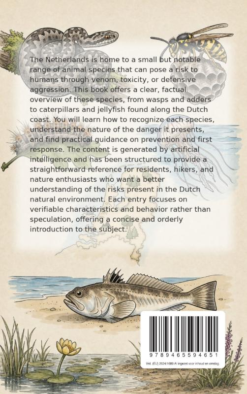 Achterkant van Dangerous Animals in the Netherlands