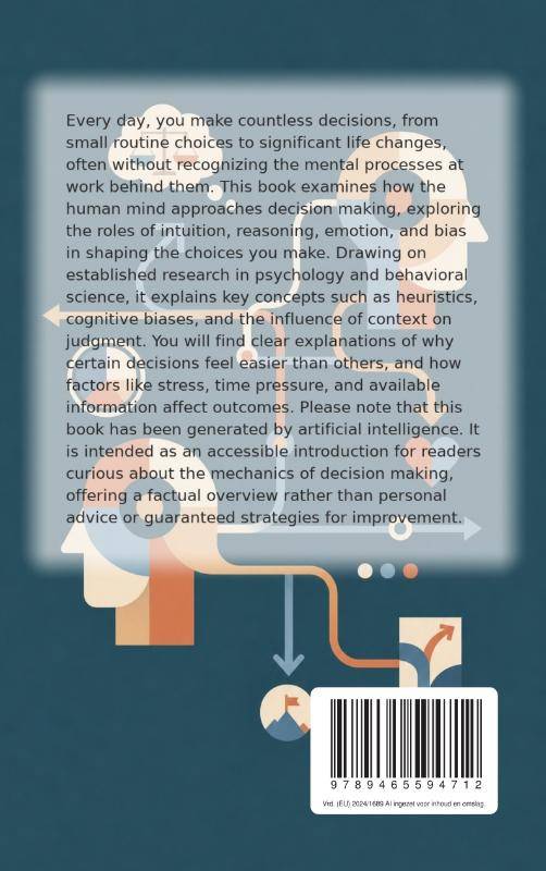 Achterkant van The Psychology of Making Choices