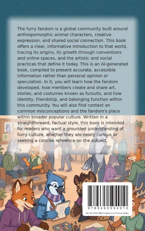 Achterkant van The World of Furries