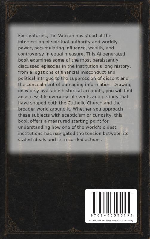 Achterkant van The Darkest Secrets of the Vatican