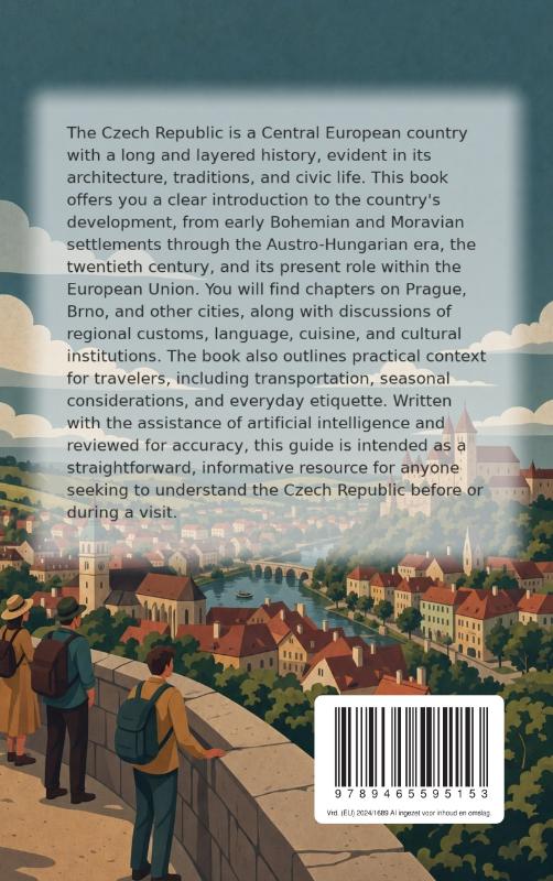 Achterkant van Discovering the Czech Republic