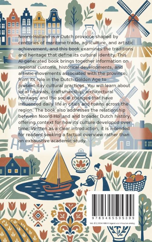 Achterkant van The Culture of Noord-Holland