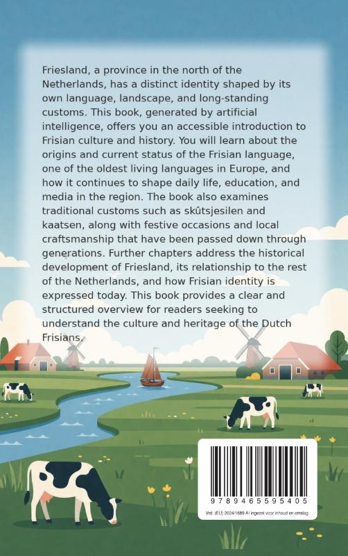 Achterkant van The Culture of Friesland