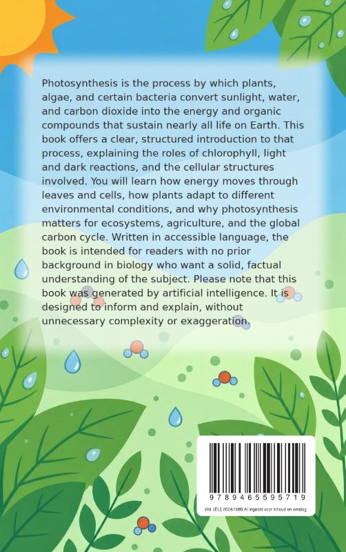 Achterkant van All About Photosynthesis