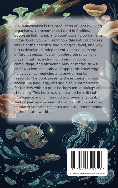 Achterkant van All About Bioluminescence