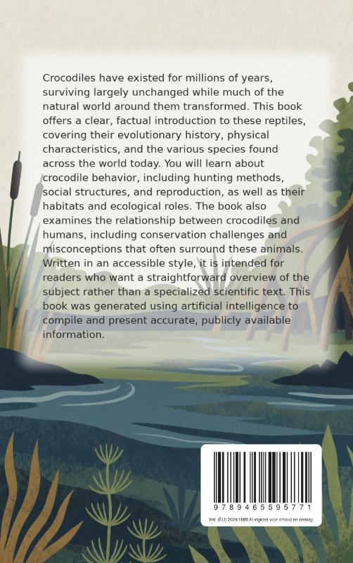 Achterkant van All About Crocodiles