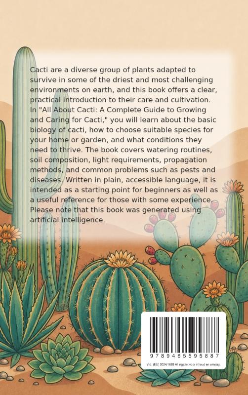 Achterkant van All About Cacti
