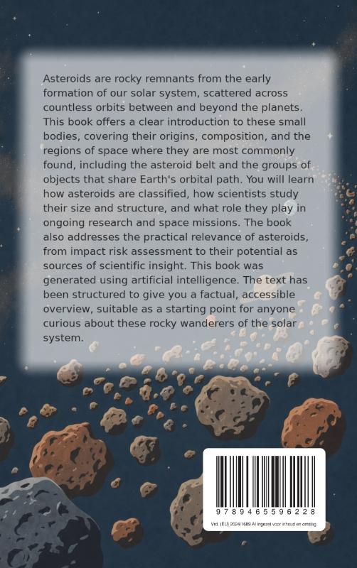 Achterkant van All About Asteroids