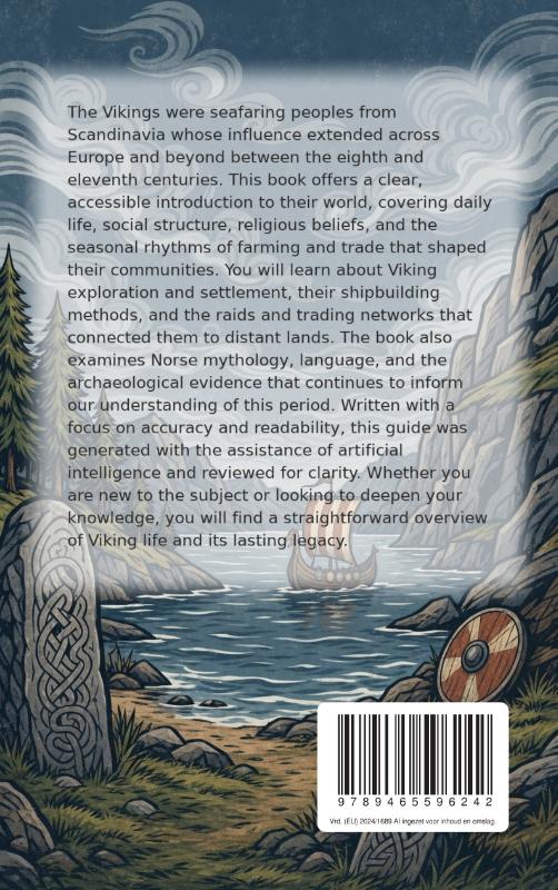 Achterkant van All About the Vikings