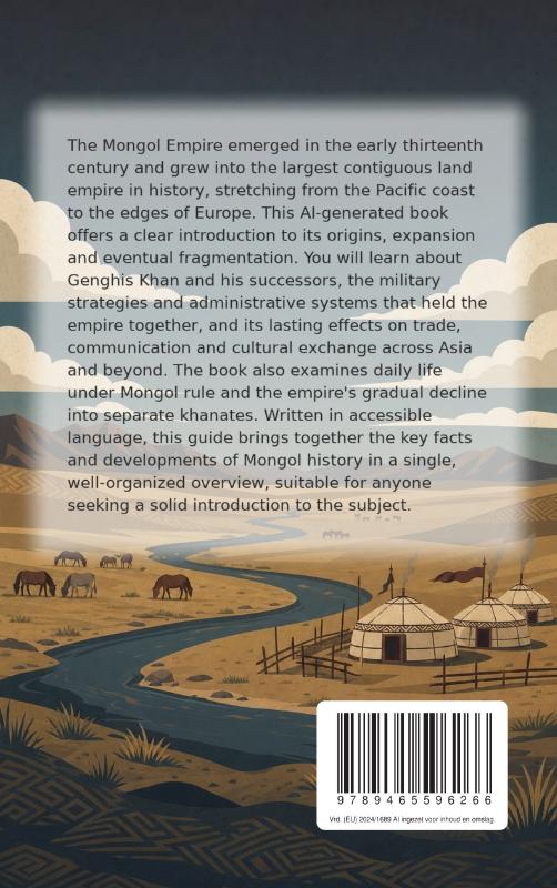 Achterkant van All About the Mongol Empire