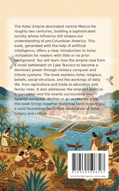 Achterkant van All About the Aztecs