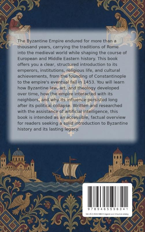 Achterkant van All About the Byzantine Empire