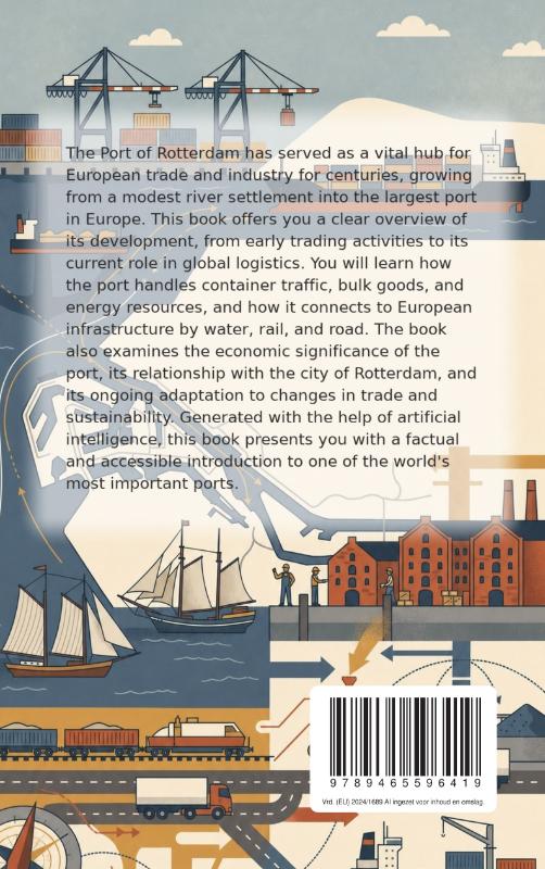 Achterkant van All About the Port of Rotterdam