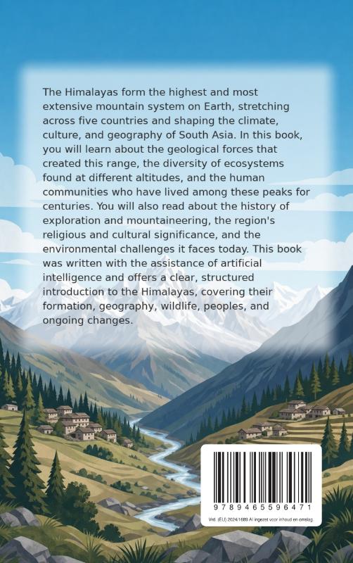 Achterkant van All About the Himalayas