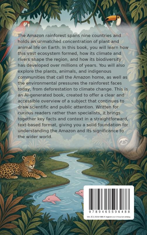 Achterkant van All About the Amazon
