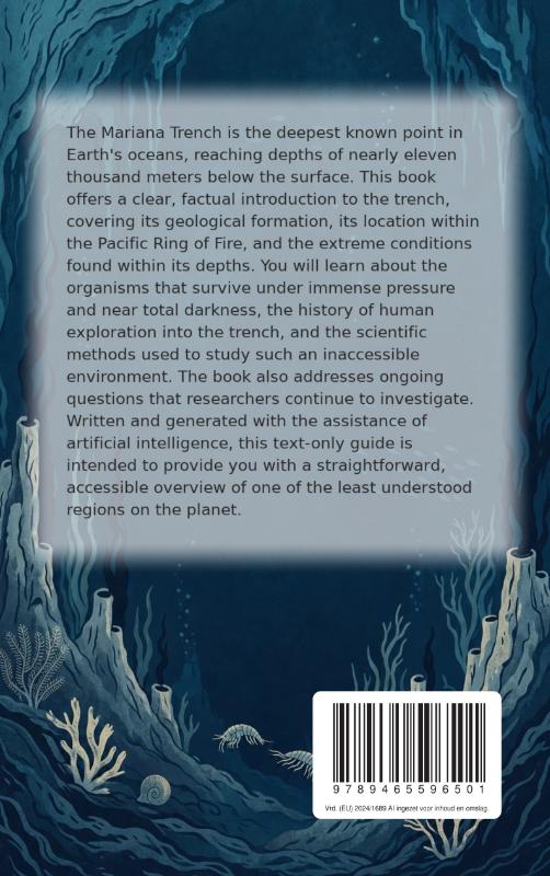 Achterkant van All About the Mariana Trench