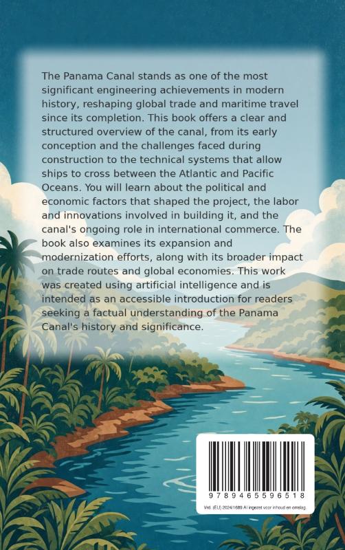 Achterkant van All About the Panama Canal