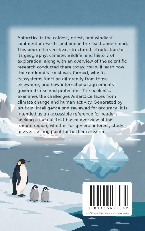 Achterkant van All About Antarctica