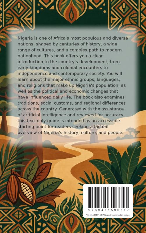 Achterkant van Discovering Nigeria
