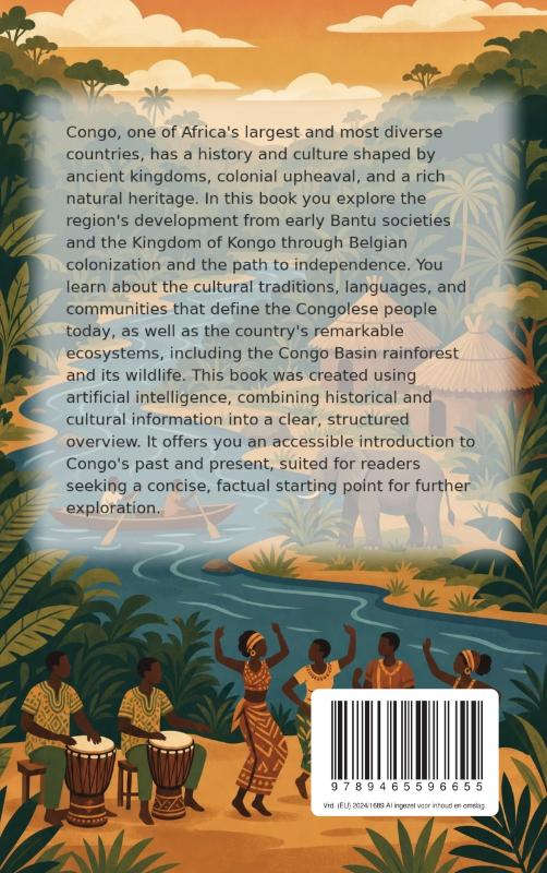 Achterkant van Discovering Congo