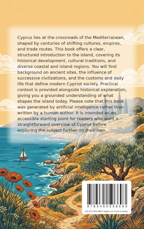 Achterkant van Discovering Cyprus