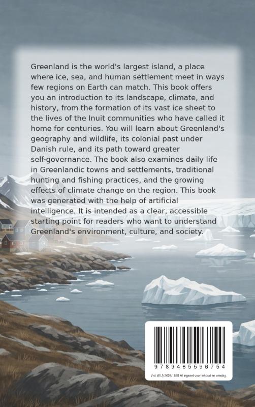 Achterkant van Discovering Greenland