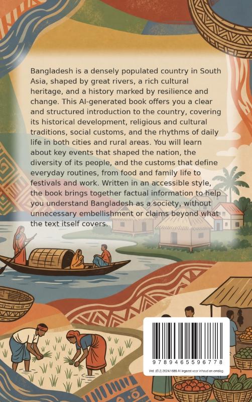 Achterkant van Discovering Bangladesh