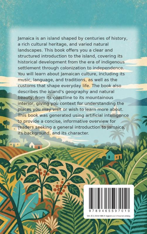 Achterkant van Discovering Jamaica
