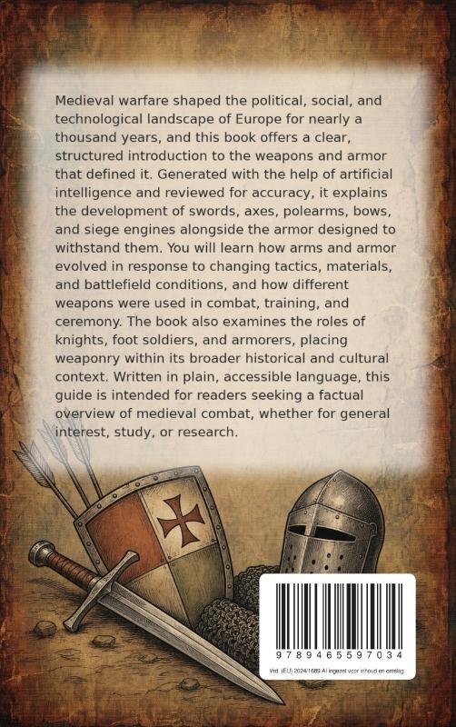 Achterkant van All About Medieval Weapons
