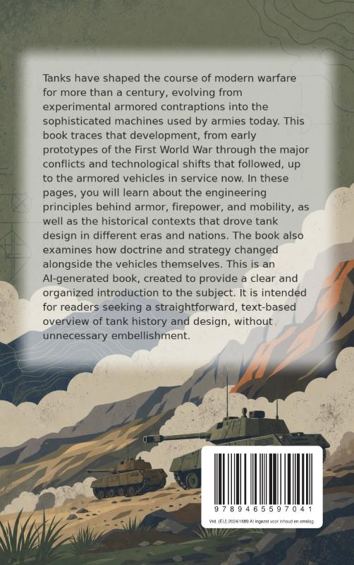 Achterkant van All About Tanks