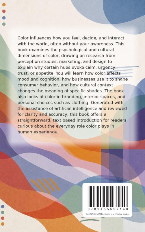 Achterkant van All About Color Psychology