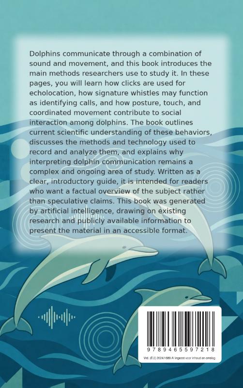 Achterkant van All About Dolphin Communication