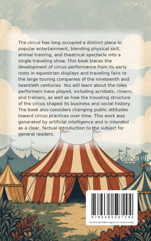 Achterkant van All About Circuses