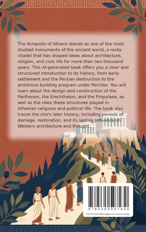 Achterkant van All About the Acropolis