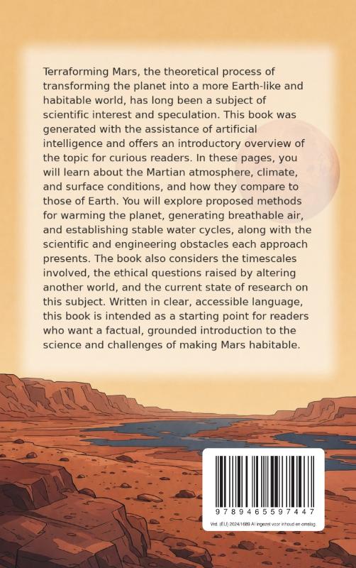 Achterkant van All About Terraforming Mars
