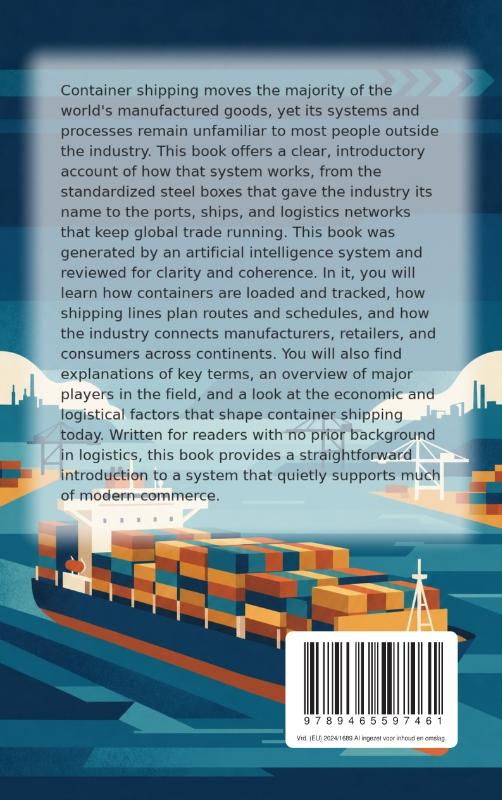 Achterkant van All About Container Shipping