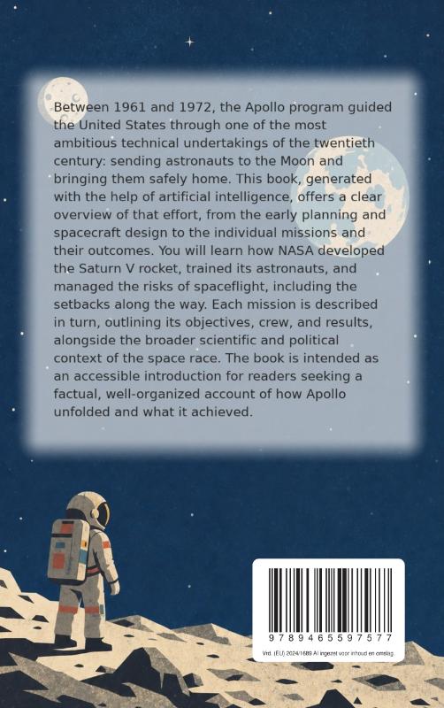 Achterkant van All About the Apollo Missions