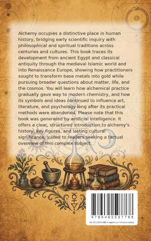 Achterkant van All About Alchemy
