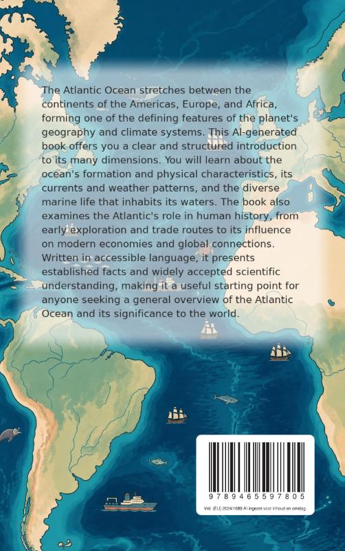 Achterkant van All About the Atlantic Ocean